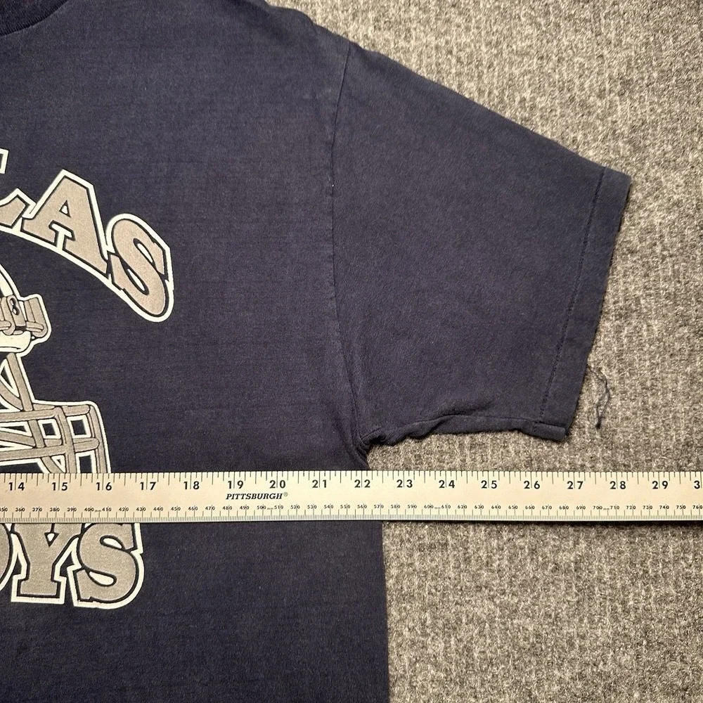 Vintage Dallas Cowboys T Shirt Adult Sz‎ XL Single Stitch On Trench Tag